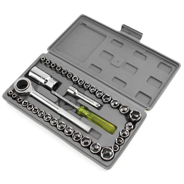 40 Piece Socket Wrench Tool Set | Premium Quality